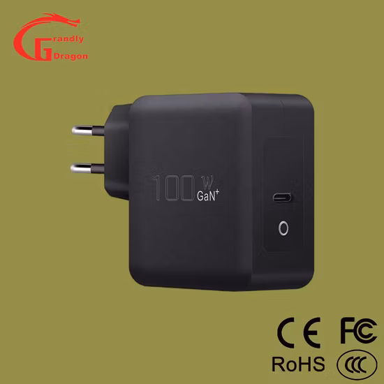 Carregador de parede rápido portátil GaN 100W 120W 140W Adaptador de energia USB C Pd 1c Fonte de alimentação para tablet Celular laptop MacBook iPhone Xiaomi Samsung Huawei